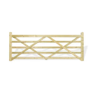 11ft Wide 5 Bar Field Gate (3350 x 1090mm)
