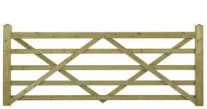 8ft Wide 5 Bar Field Gate (2440 x 1090mm)