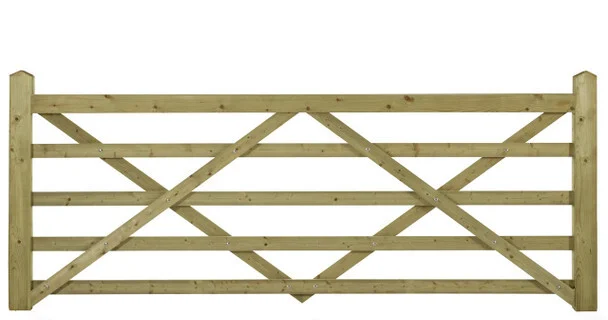 8ft Wide 5 Bar Field Gate (2440 x 1090mm)