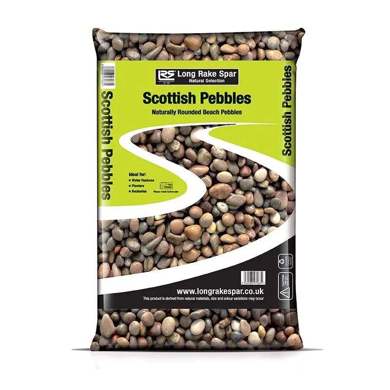 Long Rake Spar 20-30mm Scottish Pebbles Mini Bag (20kg)